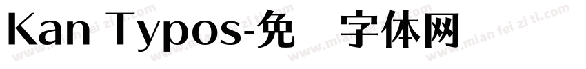 Kan Typos字体转换